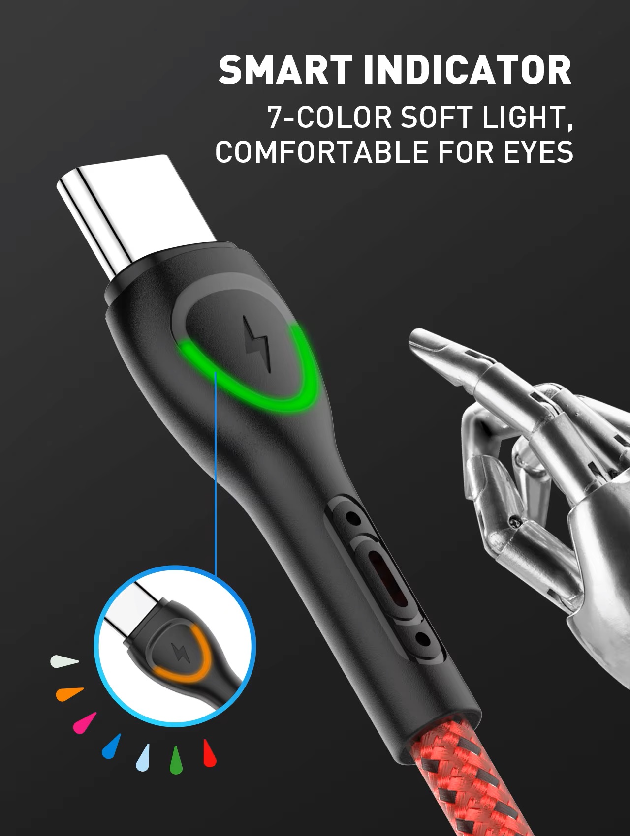 قیمت کابل شارژ تایپ سی الدینیو LDNIO LS481