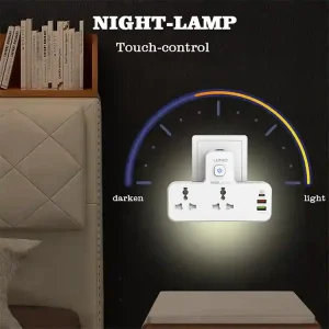 چندراهی برق و شارژر دیواری الدینیو LDNIO SC2311