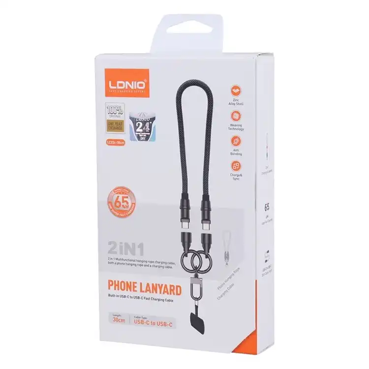 کابل شارژ الدینیو LC22C 30 سانتی متری