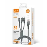 کابل شارژ سریع 3 در 1 الدینیو LDNIO LC97U