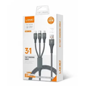 کابل شارژ سریع 3 در 1 الدینیو LDNIO LC97U