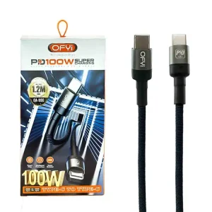 کابل شارژ تایپ سی به تایپ سی افی مدل CA-11CC OFYI