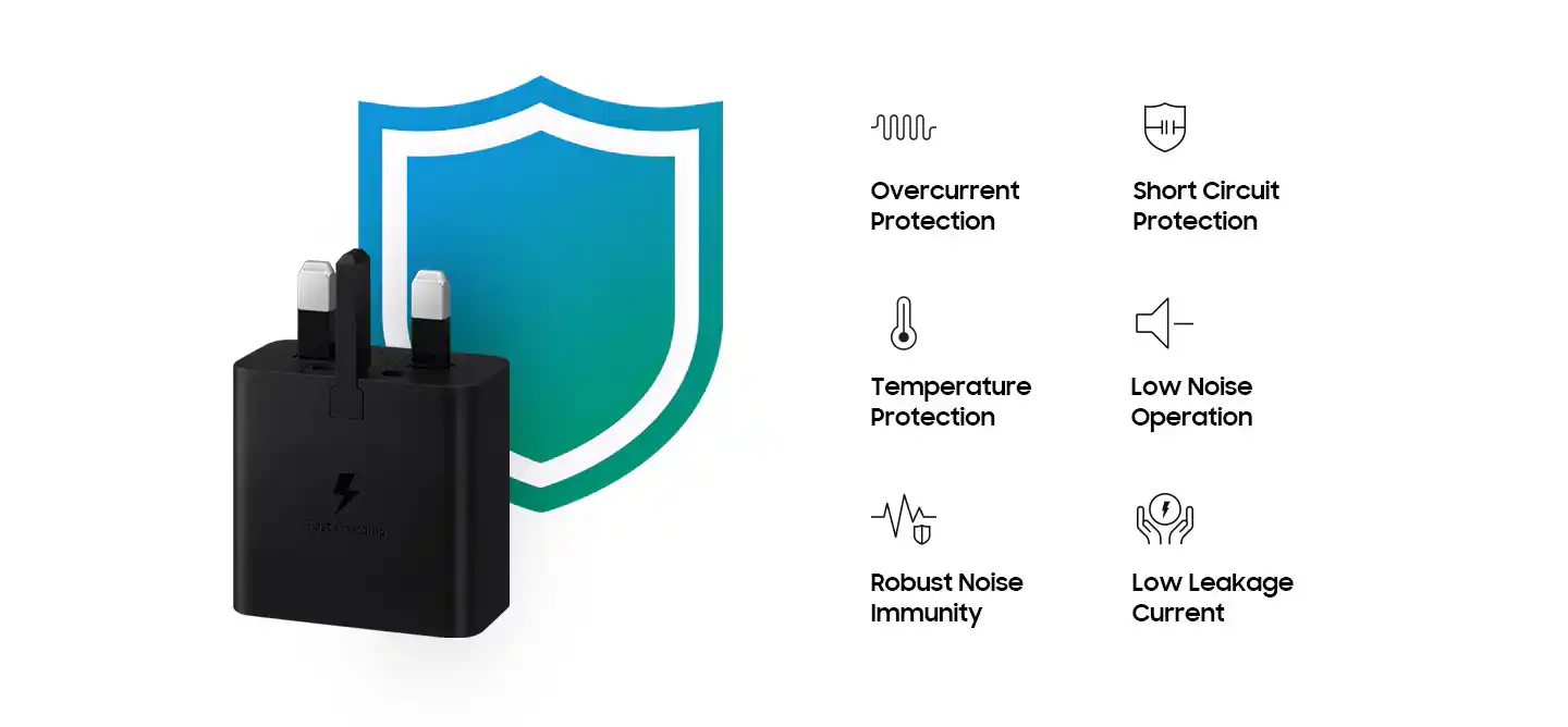 قیمت شارژر دیواری 65 وات سامسونگ