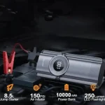 جامپ استارتر و پمپ باد گرین لاین مدل GNJUMPSTRBK