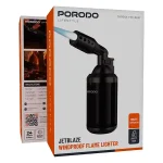 سر پیک گازی ضدباد پرودو مدل Porodo Jetblaze Flame Lighter