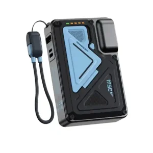 شارژر دیواری پاوربانک دار وایرلس پاورولوژی مدل PP080 10000 میلی‌آمپر 35 وات PPBCHA80