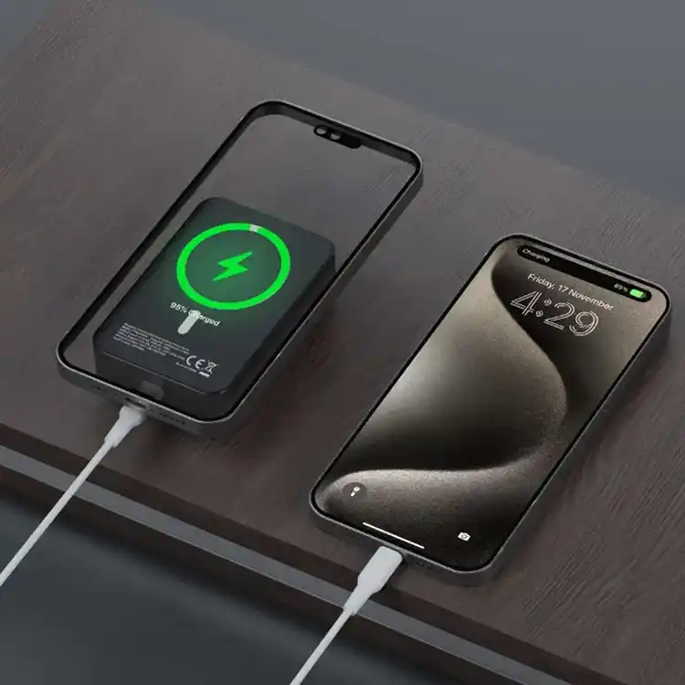 قیمت پاوربانک ۲۰۰۰۰ میلی آمپر پاورولوژی مدل Magsafe 15 وات وایرلس PPBCHA33