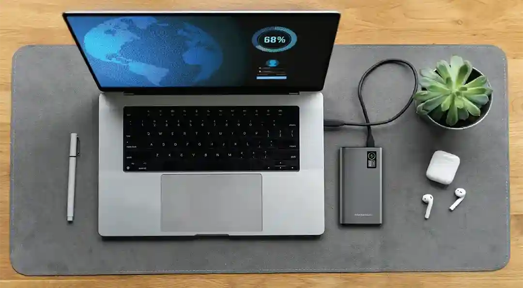 قیمت پاوربانک ۲۰۰۰۰ پاورولوژی مدل PP082 با توان ۶۵ وات PPBCHA82