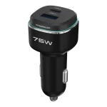 شارژر فندکی دو پورت پاورولوژی مدل 75W Dual-Port