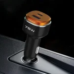 Powerology 75W Dual-Port High-Power Car Charger PCCSR024BKGY