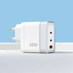 قیمت شارژر دیواری پاورولوژی 65 وات مدل Lunex Series