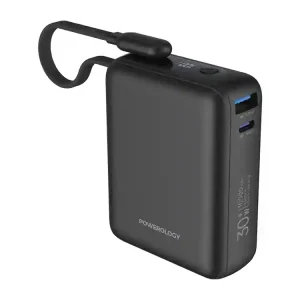 پاوربانک 10000 پاورولوژی مدل Montreal با توان 30 وات PPBAM12BK