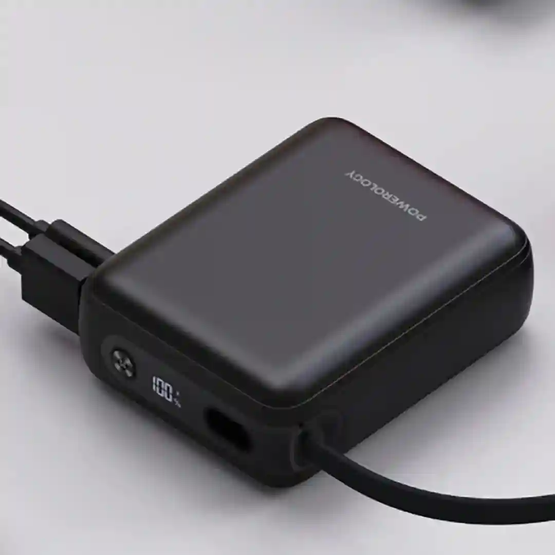 خرید پاوربانک 10000 پاورولوژی مدل Montreal با توان 30 وات PPBAM12BK