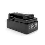 استند و اسپیکر ۴ کاره شارژر وایرلس مدل YZBQ12 (با ساعت و آلارم) - Image 2