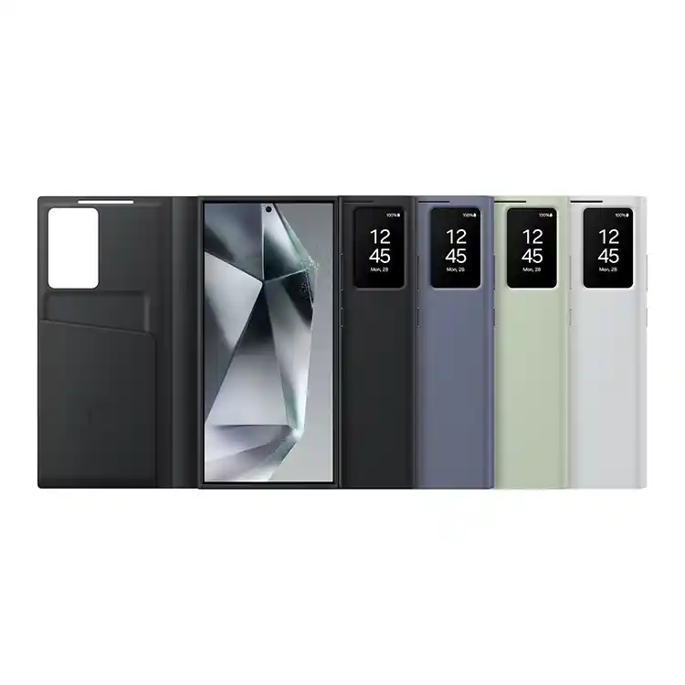 کاور کلاسوری سامسونگ Galaxy S24 Ultra مدل Smart View Wallet Case اورجینال
