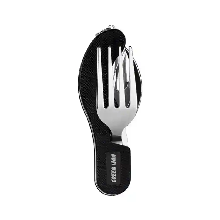 قاشق و چنگال مسافرتی ۴ کاره گرین لاین مدل 4 in 1 Cutlery Set