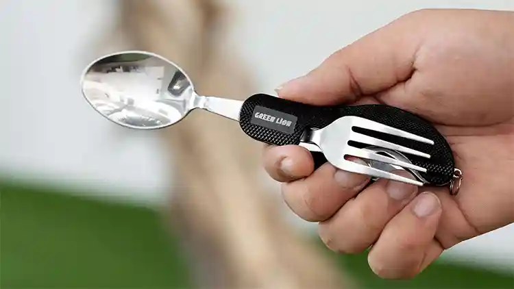 قاشق و چنگال ۴ کاره گرین لاین