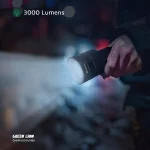 Green Lion Hyper Ray Pro LED Torch-GNHR3000LMBK