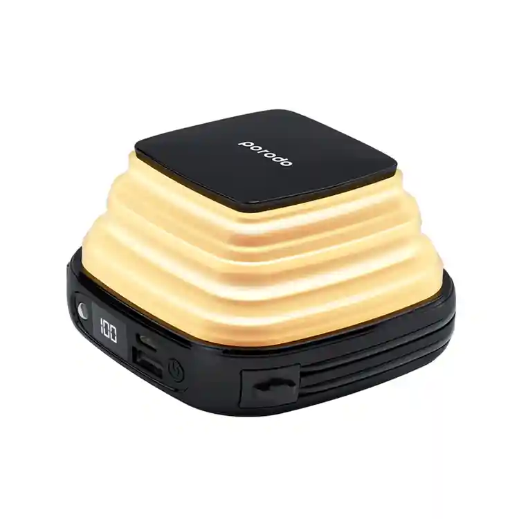 پاوربانک ۱۰,۰۰۰ میلی‌آمپر پرودو مدل Porodo Power Bank with Nightlight