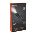 قیمت چراغ قوه پرودو مدل Outdoor 6in1 Flashlight PD-LS91PNFL Porodo