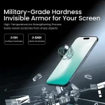 گلس محافظ صفحه آیفون 17Air نیلکین مدل Amazing H+ Pro AR tempered Nillkin ضد بازتاب نور