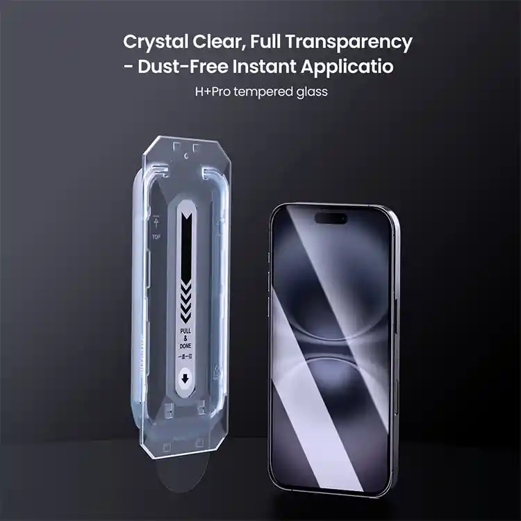 rdlj گلس محافظ ال سی دی آیفون 16 نرمال نیلکین Amazing H+ Pro Glass Nillkin با کیت نصب آسان