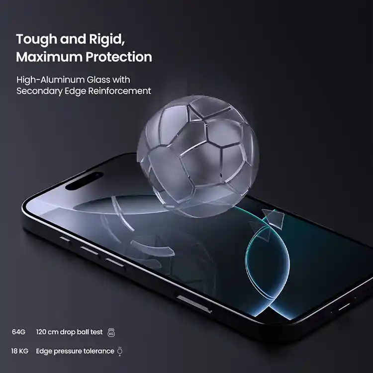 گلس ال سی دی آیفون 16 پرو نیلکین Amazing H+ Pro Glass Nillkin با کیت نصب آسان