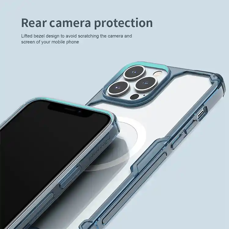 قیمت کاور مگسیف شفاف نیلکین مدل Nature TPU Pro Magnetic Nillkin آیفون 13 Pro