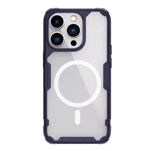 ovdn کاور مگنتی شفاف نیلکین آیفون 14 پرو مکس مدل Nature TPU Pro Magnetic Nillkin