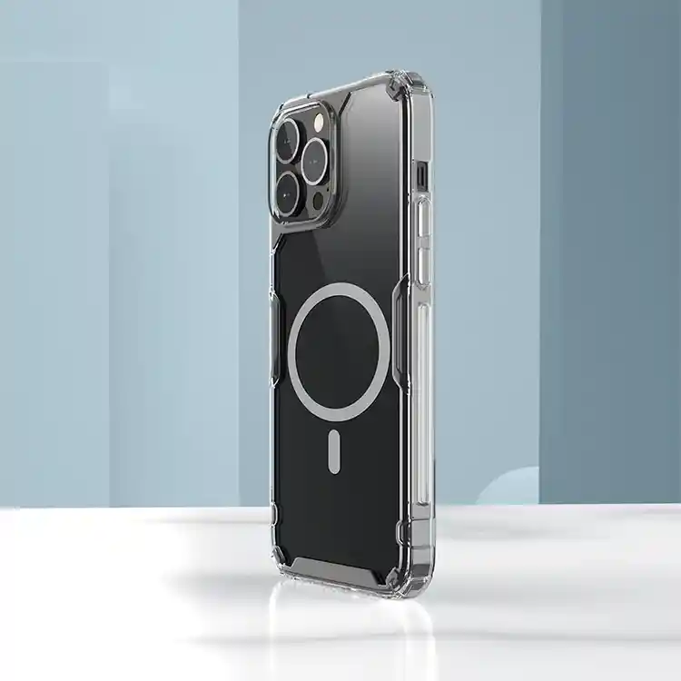 قیمت کاور مگنتی شفاف نیلکین مدل Nature TPU Pro Magnetic Nillkin آیفون 14 پرو مکس
