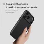 کاور نیلکین برای آیفون 17 پرو مکس مدل Super Frosted Shield Pro Magnetic Matte