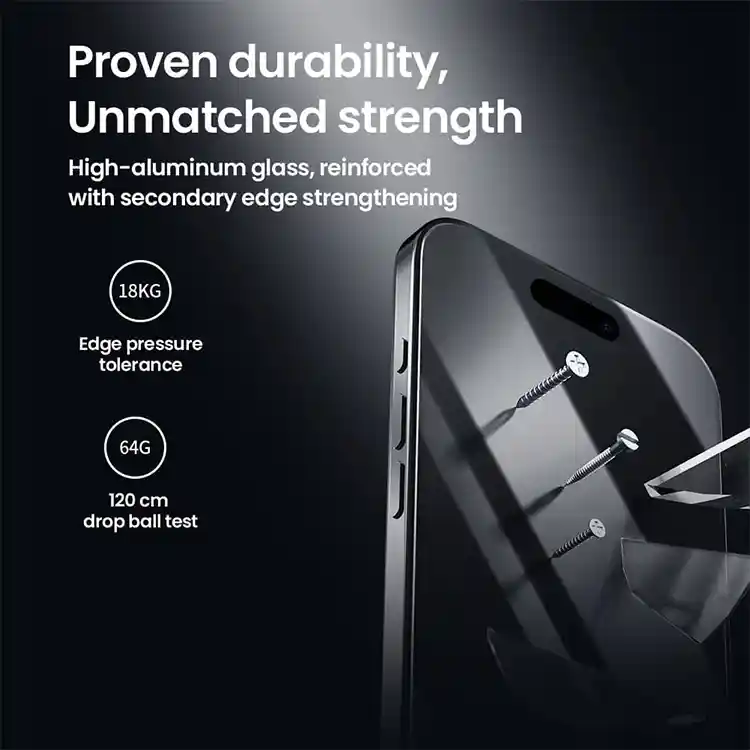 قیمت گلس محافظ صفحه نمایش نیلکین آیفون 17 مدل CP Plus Pro همراه کیت نصب آسان